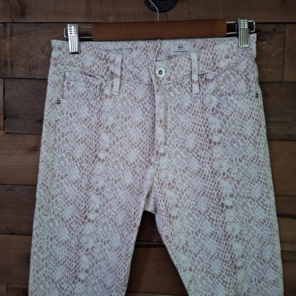 AG Adriano Goldschmied The Legging Super Skinny Jeans – 27R Snake Print - Picture 2 of 8